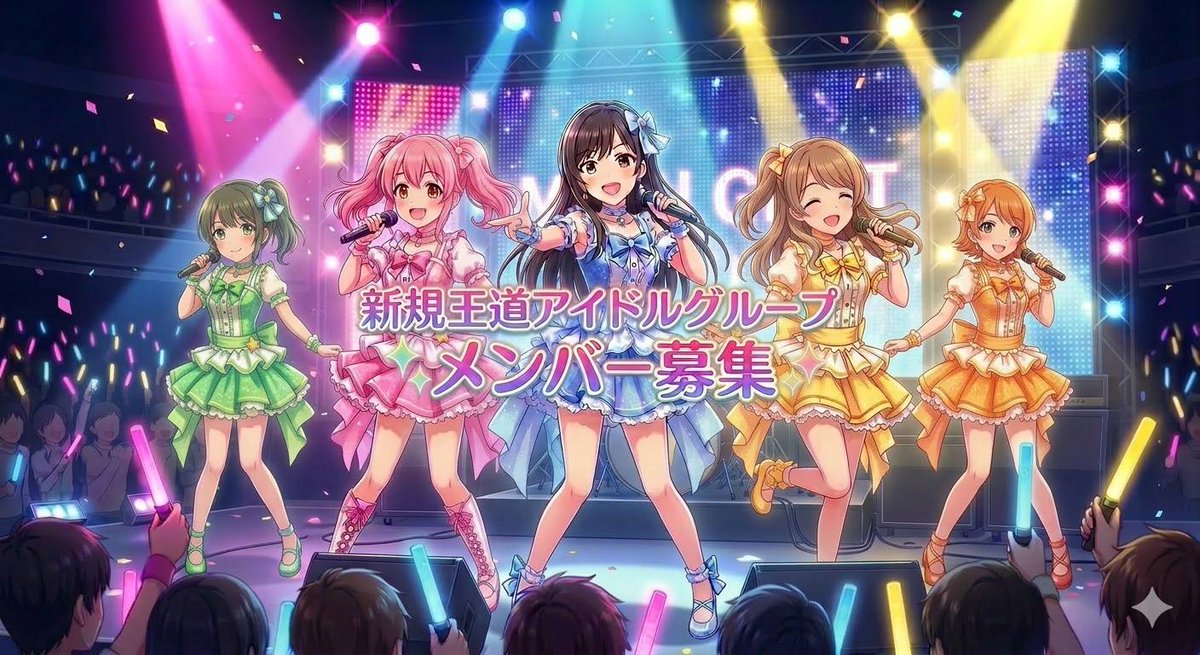 新規発足させる王道アイドルグループ オーディション開催中！！
王道アイドルで活動したい方、真剣にアイドル活動をされたい方、アイドルに興味のある方、是非ご応募ください。

x.gd/U62DF