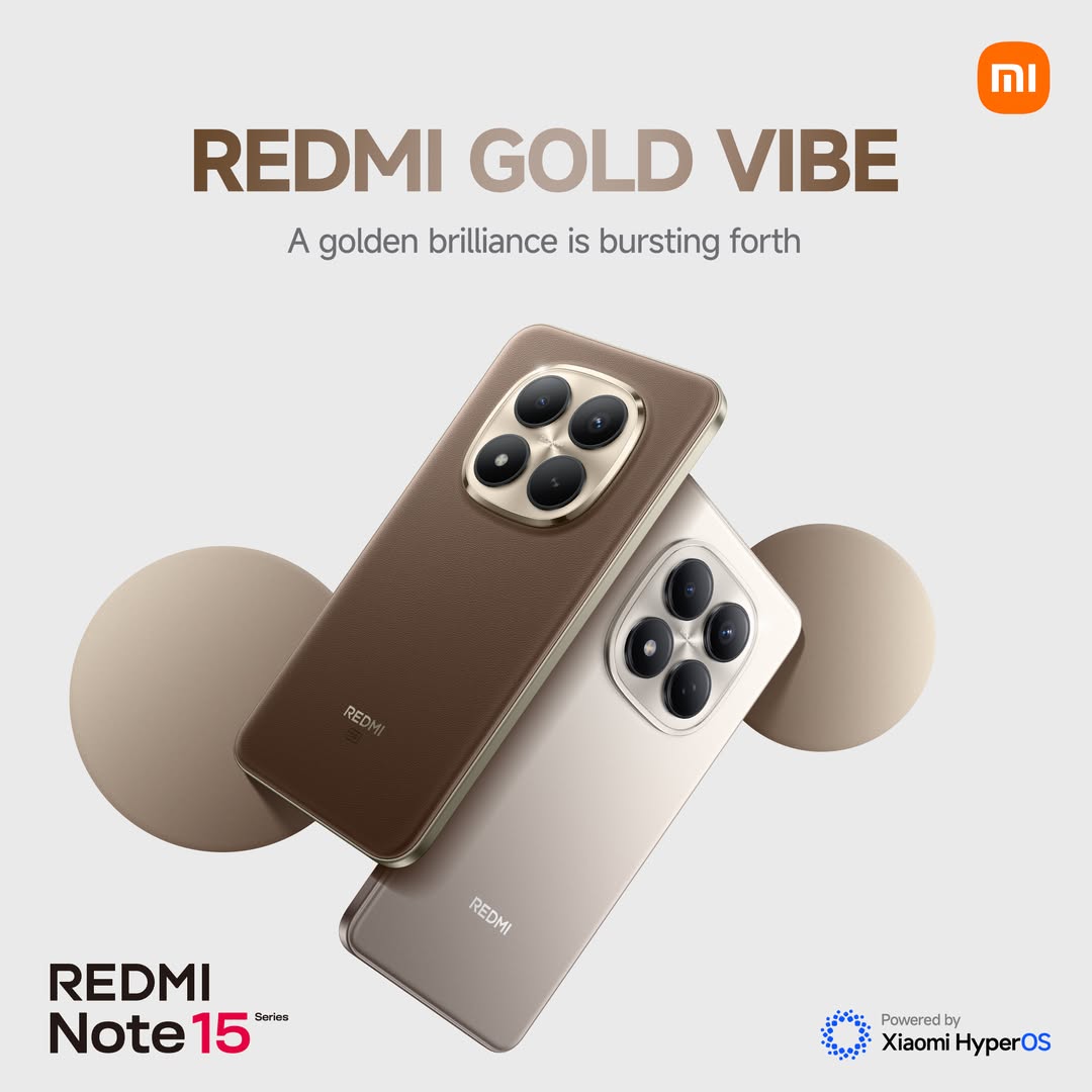 xiaomiegypt's tweet image. عنوان الأناقة!📷
لإن التفاصيل الفخمة تبان من اللون، Redmi Note 15 Series متوفرة بلون ذهبي مميز يخطف العين من أول نظرة!
قولنا في الكومنتات اختارت أي موبايل منهم؟
متوفر حاليًا في فروع Xiaomi Store والموزعين المعتمدين!
#RedmiNote15Series #REDMITitanDurability #SmartLife