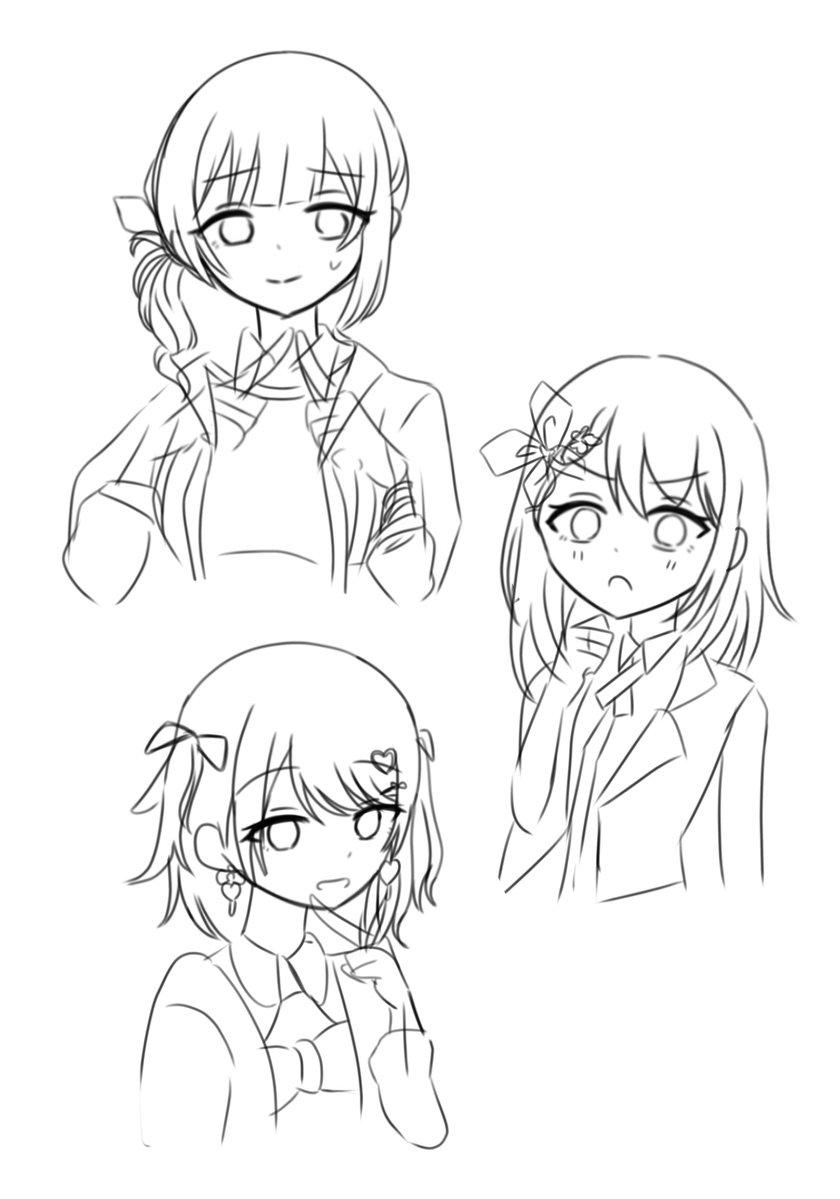 線だけ描いて飽きちゃった