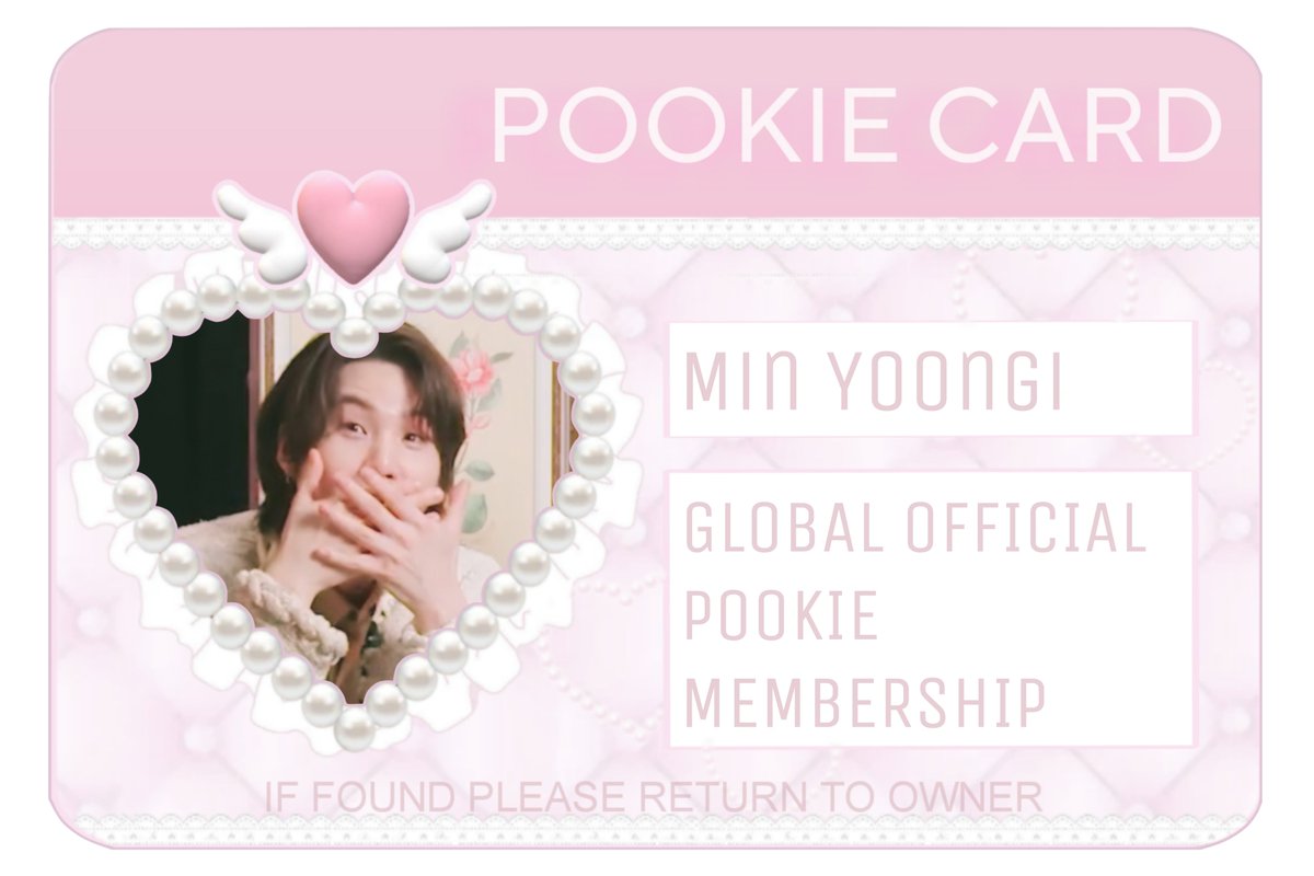 dollsuga93's tweet photo. yoongi's pookie card never declines https://t.co/10xiQw5rRh
