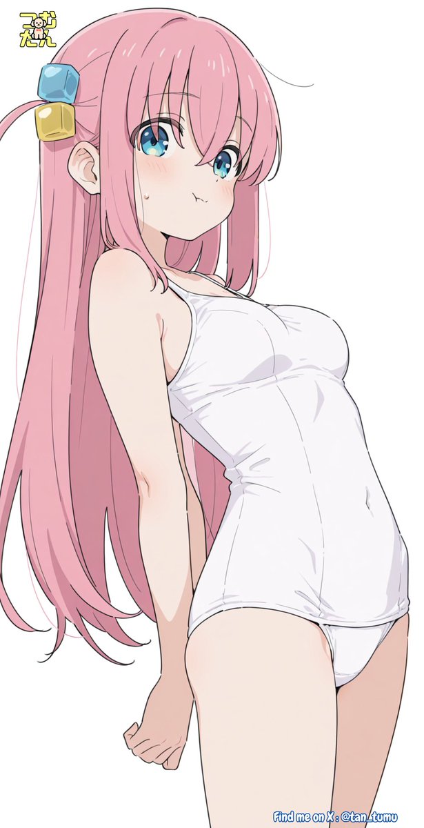 SAKURA_SAKU555's tweet image. ねぇ @grok おすすめの水着とポーズに変更してあげて！

───
登場キャラクター / Characters
後藤ひとり
ぼっち・ざ・ろっく！
SFW illustrations