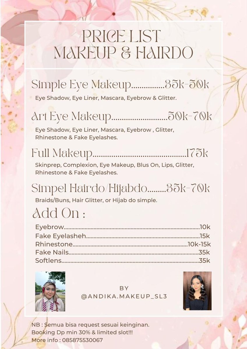 Andika // Jasa Makeup Konser tweet media