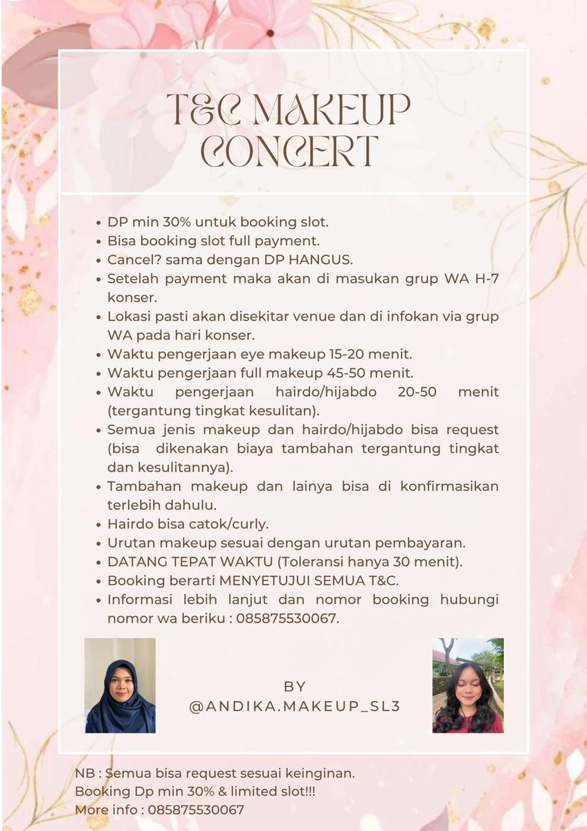 Andika // Jasa Makeup Konser tweet media