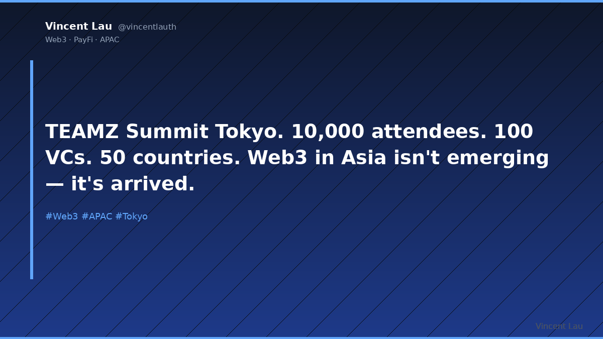 Vincent Lau | Web3 Life Architect tweet media