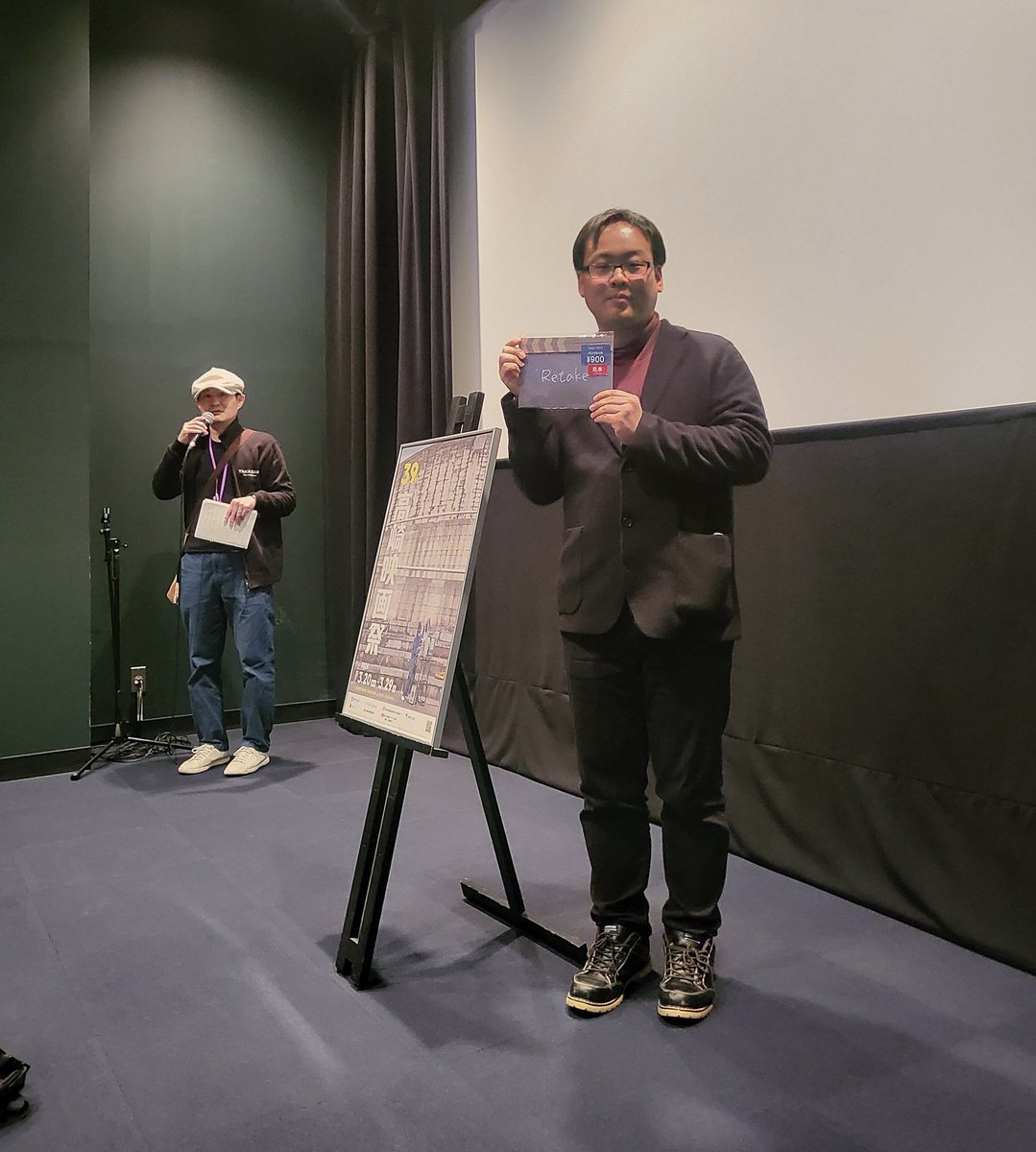 takasakifilmfes's tweet photo. 第39回高崎映画祭 @ctq_takasaki での
舞台挨拶のお写真🎬📸

3/20(金) 
『#素敵すぎて素敵すぎて素敵すぎる』
【ご登壇者】
大河原恵監督
名村辰さん

 3/20(金) 『#Retake リテイク』
【ご登壇者】中野晃太監督
 
 3/20(金) 『#平坦な戦場で』
【ご登壇者】
遠上恵未監督
櫻井成美さん
野村陽介さん https://t.co/Owlgoe5i8p