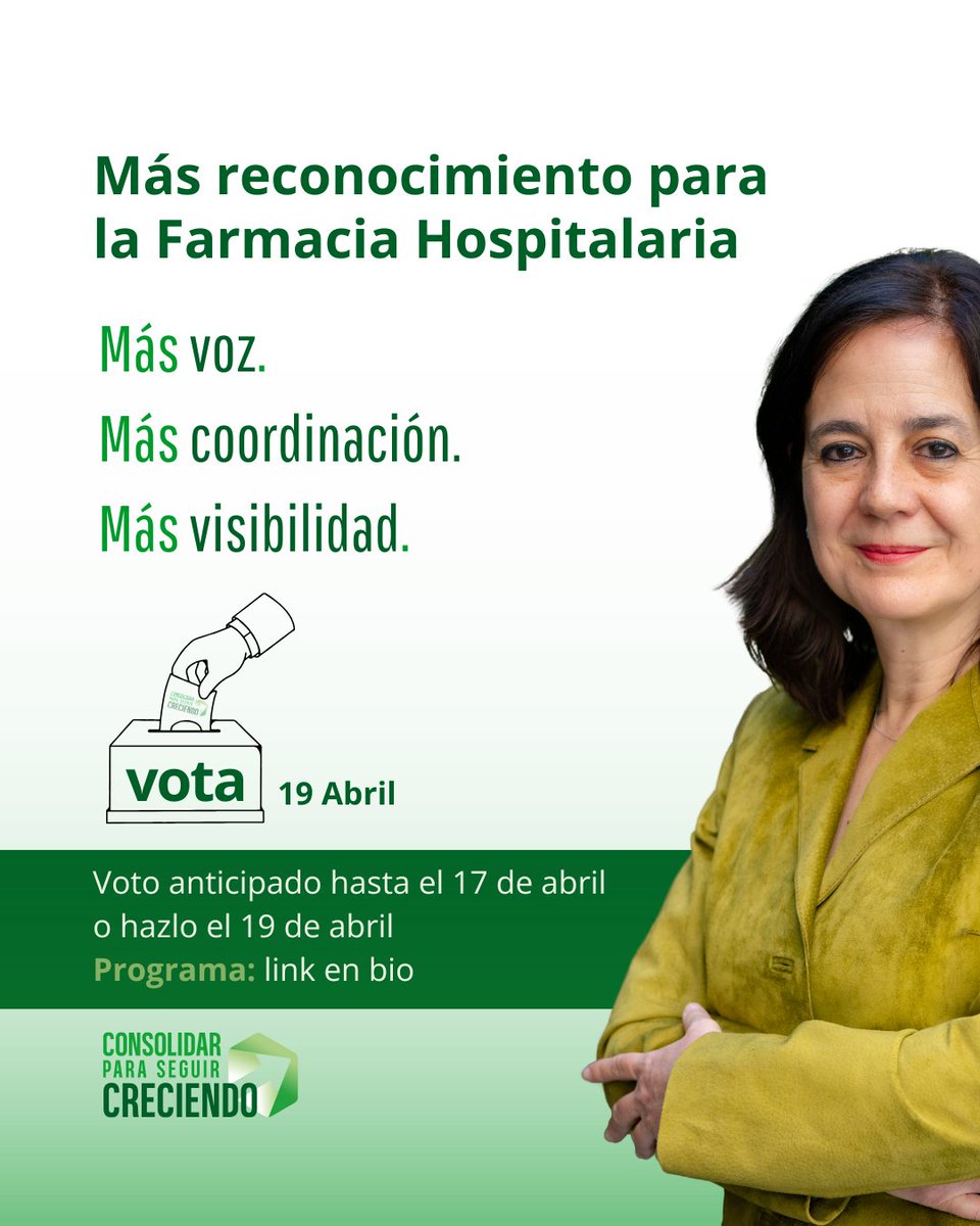 candidaturammp's tweet photo. La Farmacia Hospitalaria necesita más voz, más coordinación asistencial y más visibilidad. Más integración en el COFM, más colaboración entre ámbitos y más valor en la continuidad asistencial del paciente.

La farmacia madrileña tiene quien la defienda
ℹ️👉🏻https://t.co/AKDvk3tB3K https://t.co/4MKsLxUweY