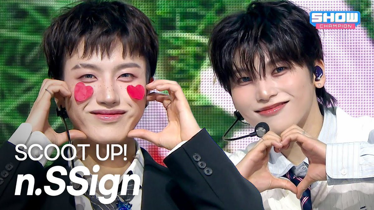 aki__ns's tweet image. 作詞に参加したドングルズ⚪️🟣がサムネ！
最高だ🤍💜

[STAGE:ON] n.SSign (엔싸인) - SCOOT UP! l Show Champion l EP.592 l 260408
#nSSign #엔싸인 #エンサイン 
youtu.be/KSyXIU-QJsw?si…
