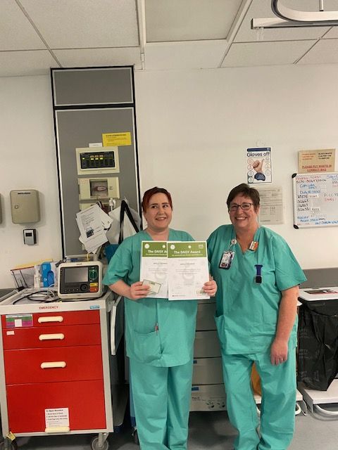 NHSGrampian's tweet image. We’re proud to celebrate Shelly from Radiology, who has received two DAISY nominations 🌼
Both patients highlighted her compassion, kindness and the dignity she showed when it mattered most.
 #CompassionateCare #NursingExcellence #NurseRecognition #ProudToBeNHSG