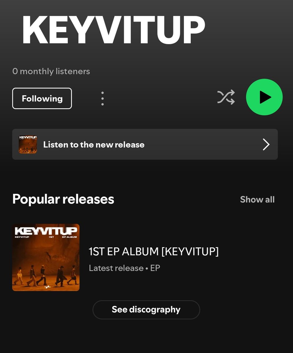 KEYVITUPVAST's tweet photo. [📢] 

KVPVILLE!

Make sure to follow KEYVITUP's official Spotify account!

🔗 https://t.co/hN0GnWuwMh

#KEYVITUP #키빗업
#KEYVITUPSPOTIFY https://t.co/UgHmjOEb34
