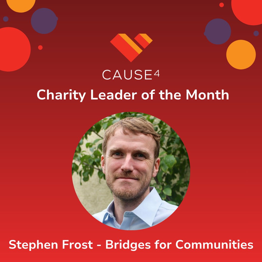 OfficialCause4's tweet photo. “Be curious and listen more than you speak, trust in people and don't try to do it all, and lead consciously.”

Meet our Charity Leader of the Month, Stephen Frost!
https://t.co/grykklU0xs https://t.co/cHp7oOOQVa
