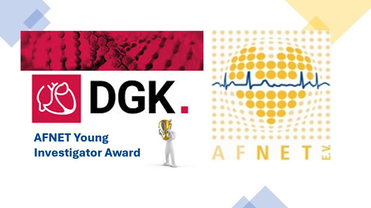 afnet_ev's tweet photo. 😍Tomorrow #DGKJahrestagung! 
Don’t miss the #AFNET Young Investigator Award 🏆
The next generation of scientists is driving innovation in #Cardiology and shaping the future of research 🫀 
📅 April 9 
⏰ 11:00–12:30 PM 
📍 Room 2
#YIA #AFNET #DGK2026 #Cardiology @DGK_org https://t.co/RYhQAWqYPz