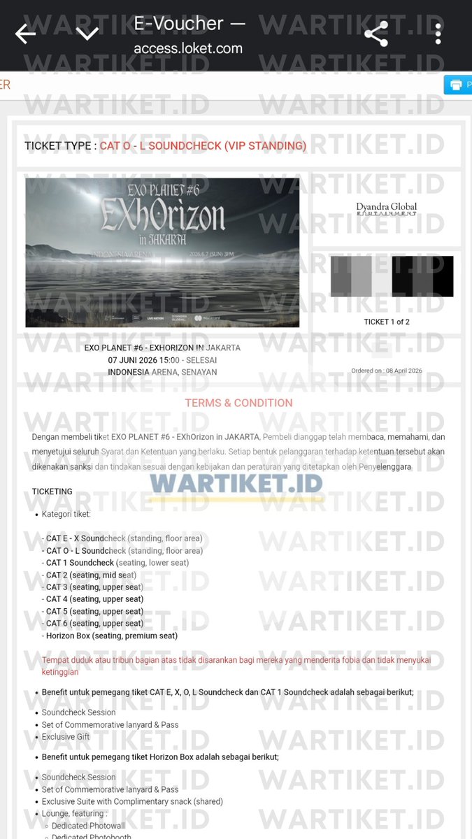 Secured 4 tix for today 🩶
2 tix (cat 1 soundcheck)
2 tix cat O-L