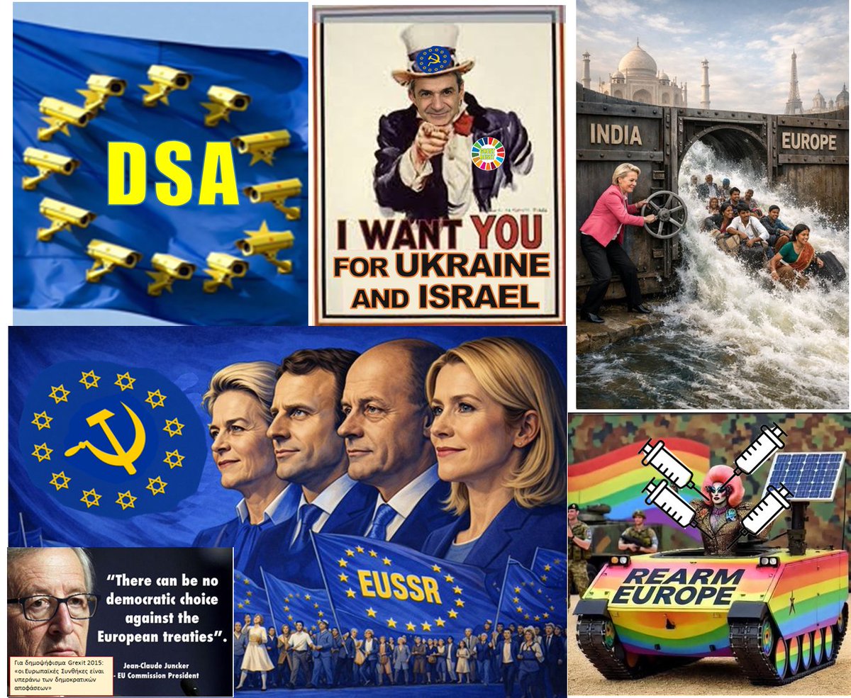 petechatziplis's tweet image. Globalists in panic after #Iran?Their corrupted #WEFPuppet Mitsotakis (Israel PredatorGate, Tempi Train Explosion, election risk, CAP Farm Fraud) of Greece debtcolony launched pilot social media censorship (kid KOSPA) for VonDerLeyen(Ukraine, PfizerGate) like plandemic Vax Pass🤡