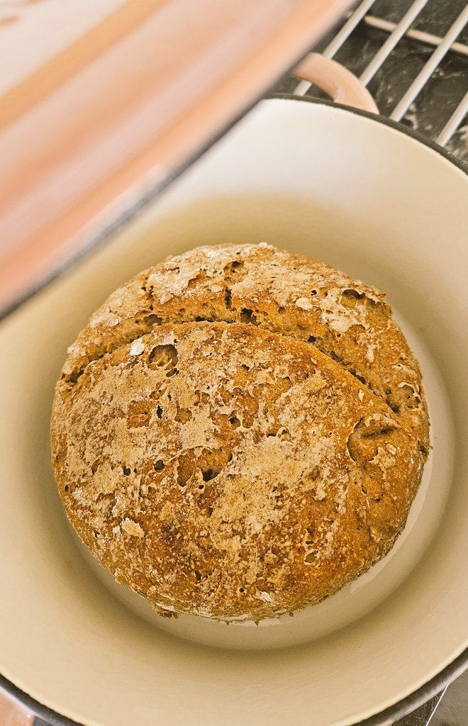 SnowflakeSneaky's tweet photo. Made a loaf of sourdough bread a few days ago.. CHECK OUT THIS BEAUTIFUL AND CHONKY BOII! His name is "Fernandough" 🫢🤤🍞 https://t.co/Es0Ojn2HY5