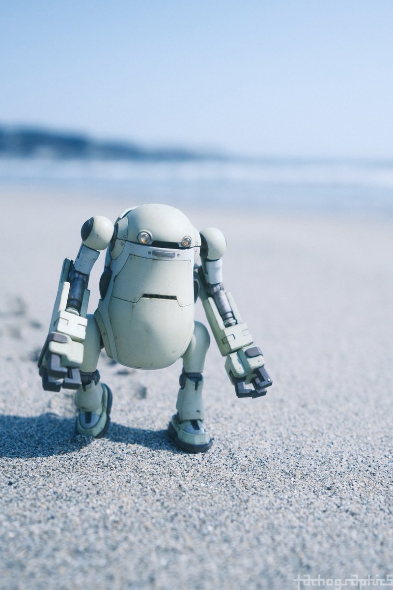 tach_ograph's tweet photo. 久しぶりに海を見た🏖️

#ウィーゴ #メカトロウィーゴ #ハセガワ #mechatrowego https://t.co/0VSrpNirmQ
