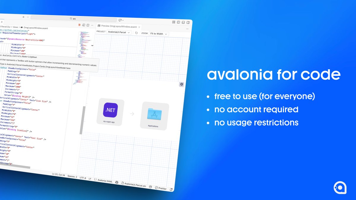 Avalonia UI tweet media