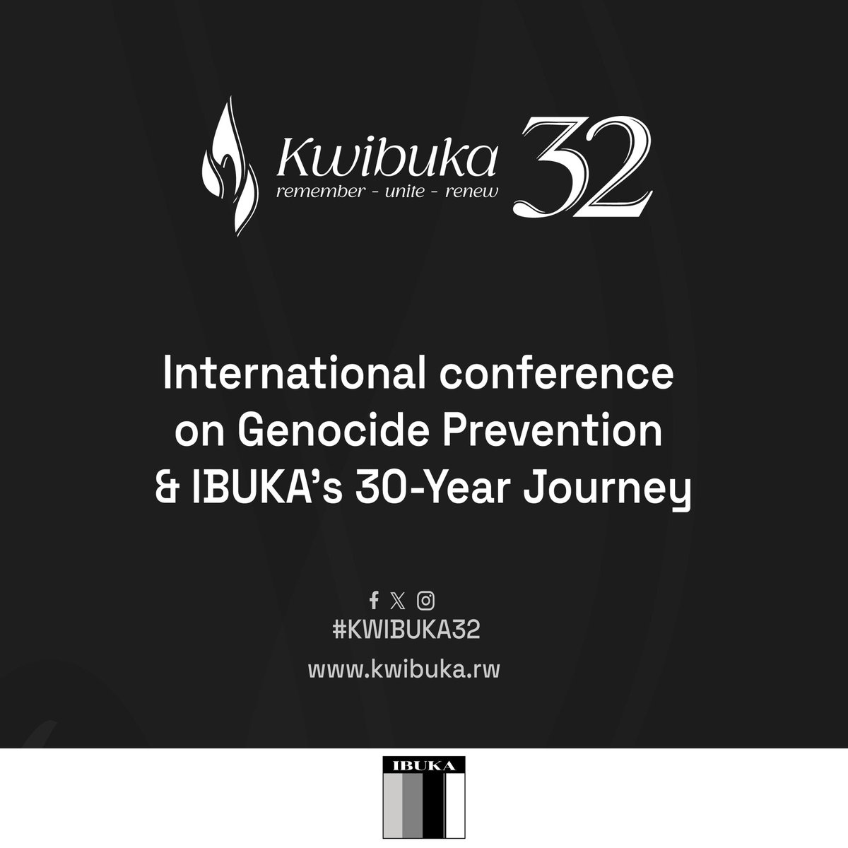 Ibuka_Rwanda's tweet photo. 📍 Now happening at Intare Arena: International Conference on Genocide Prevention & IBUKA’s 30-Year Journey

Honored by the presence of the Guest of Honor, the First Lady of Rwanda, alongside leaders, experts, and partners reflecting on 30 years of resilience, remembrance, and a shared global commitment to prevent genocide.

Watch here: https://t.co/oo6fJw3iQl

#IBUKA30 #GenocidePrevention #Kwibuka32