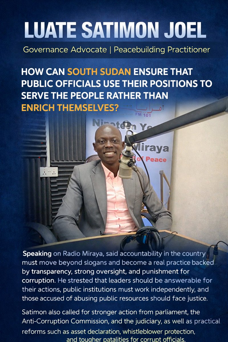 Integrity South Sudan tweet media