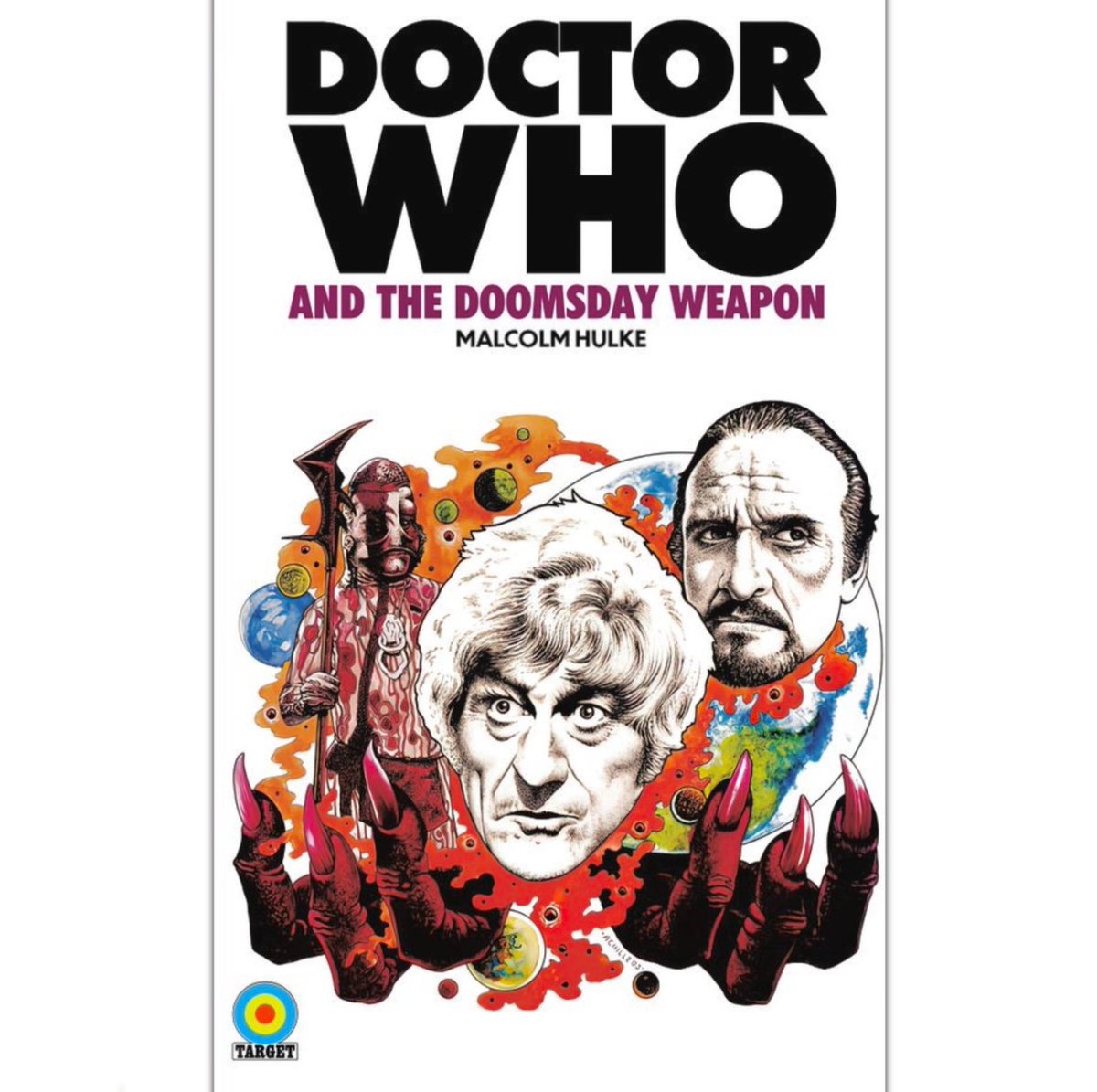 keithburton16's tweet image. The novelisation of 1971 #DoctorWho television serial #ColonyInSpace was written by #MalcolmHulke from his original screenplay and published as #DoctorWhoAndTheDoomsdayWeapon in 1974. The cover art for this original edition is by legendary artist #ChrisAchilleos.