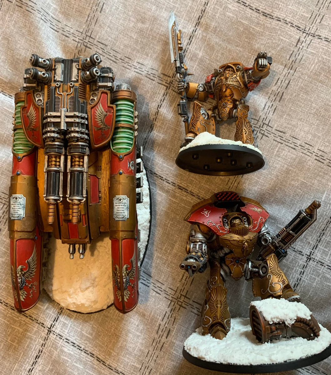 Spinegrinder117's tweet image. Found pics of my old Forgeworld resin Caladius Grav Tank that I sold years ago.

Can’t wait to paint up my shiny new plastic one now my skills have improved. (Also it will have purple instead of red)