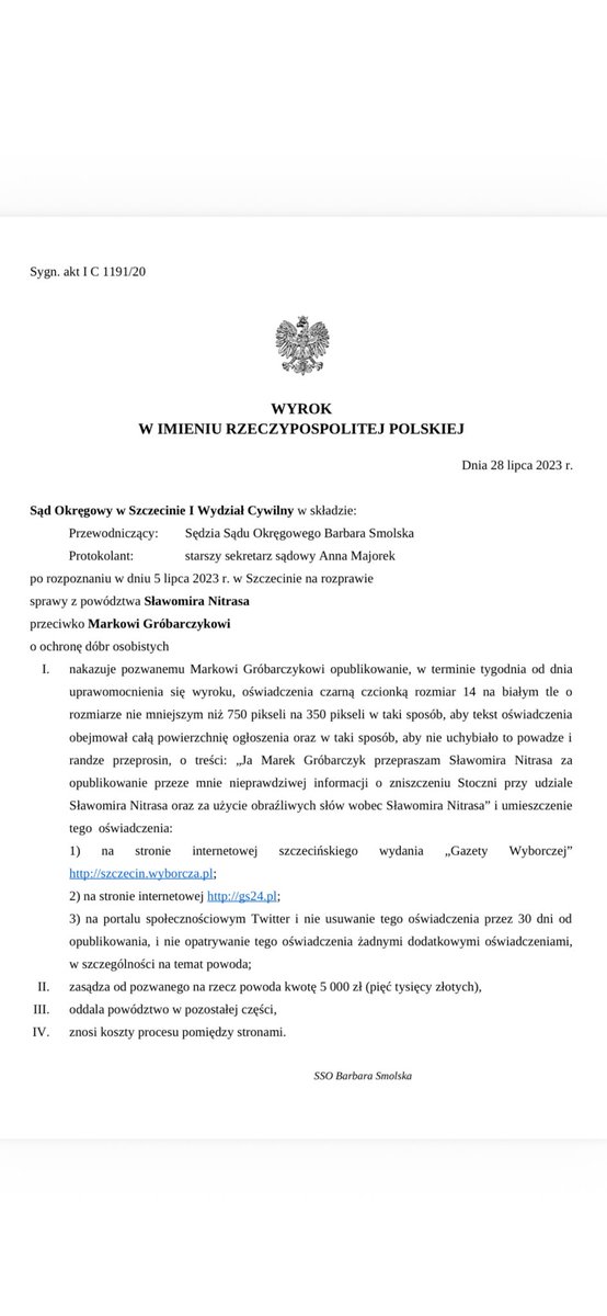 Slawomir Nitras tweet media