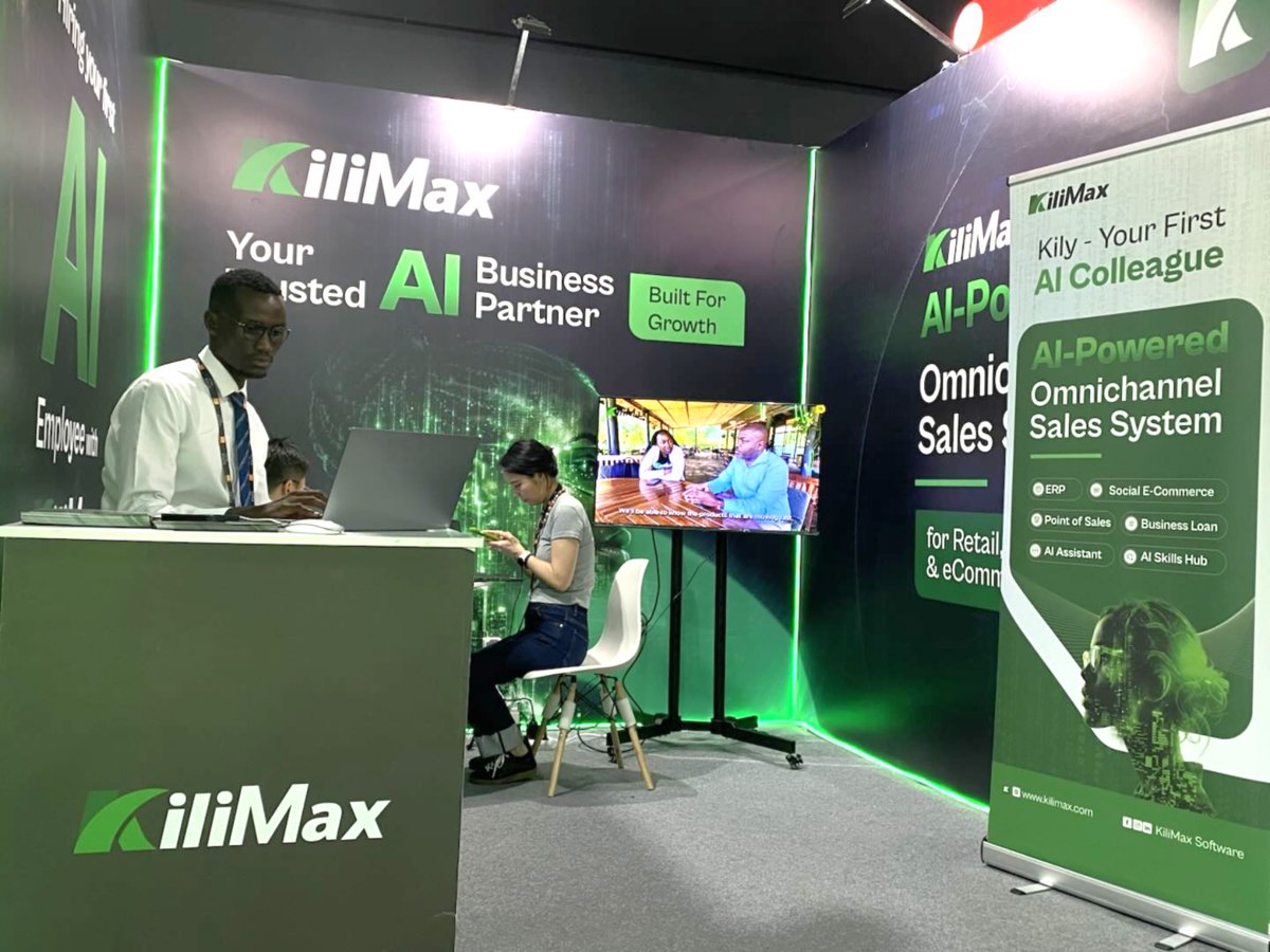 KilimaxSoftware's tweet photo. Big energy at #GITEXAfrica 🇲🇦

Proud to be on one of Africa’s biggest tech stages, showcasing how KiliMax helps businesses operate smarter and grow faster.

The future of African business is being built and we’re in it.

Meet us at booth 4A-7.

#KiliMax #ERP #TechClub https://t.co/9C0mQQrxXz
