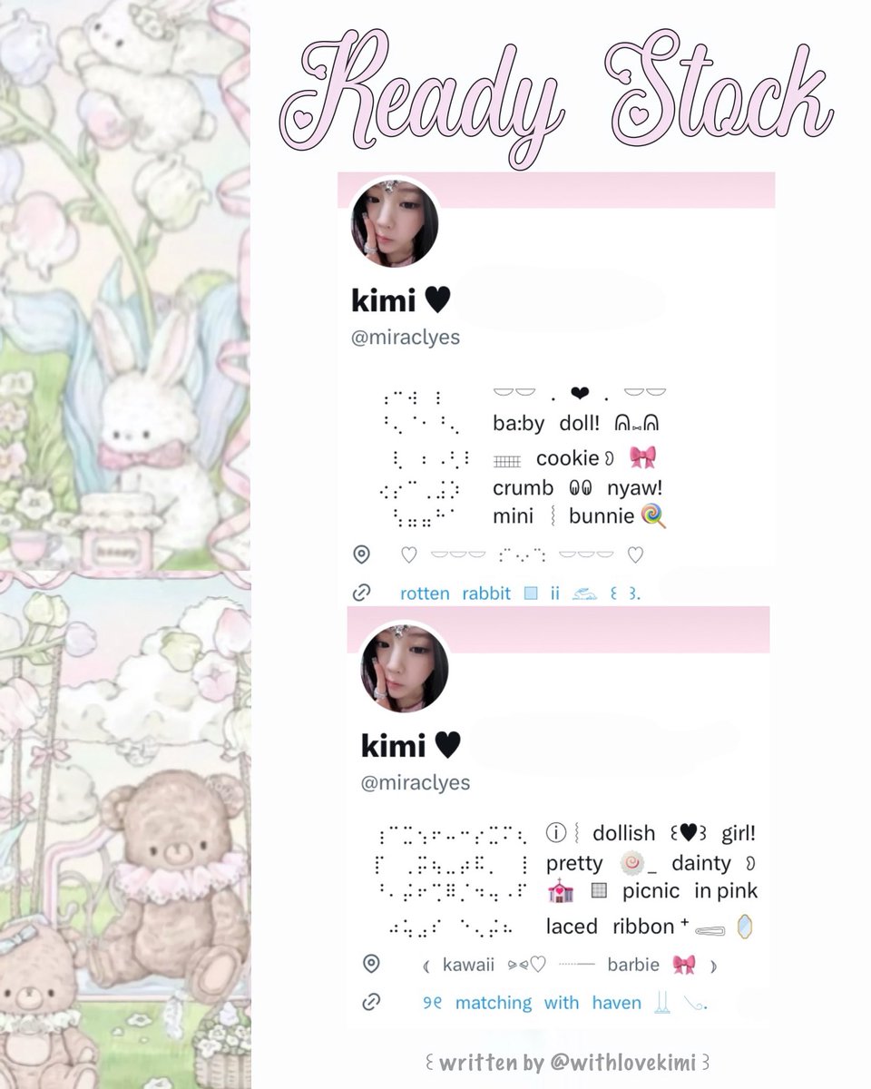 ᨭ ︴KiMi, wording! ♥︎˖ tweet media