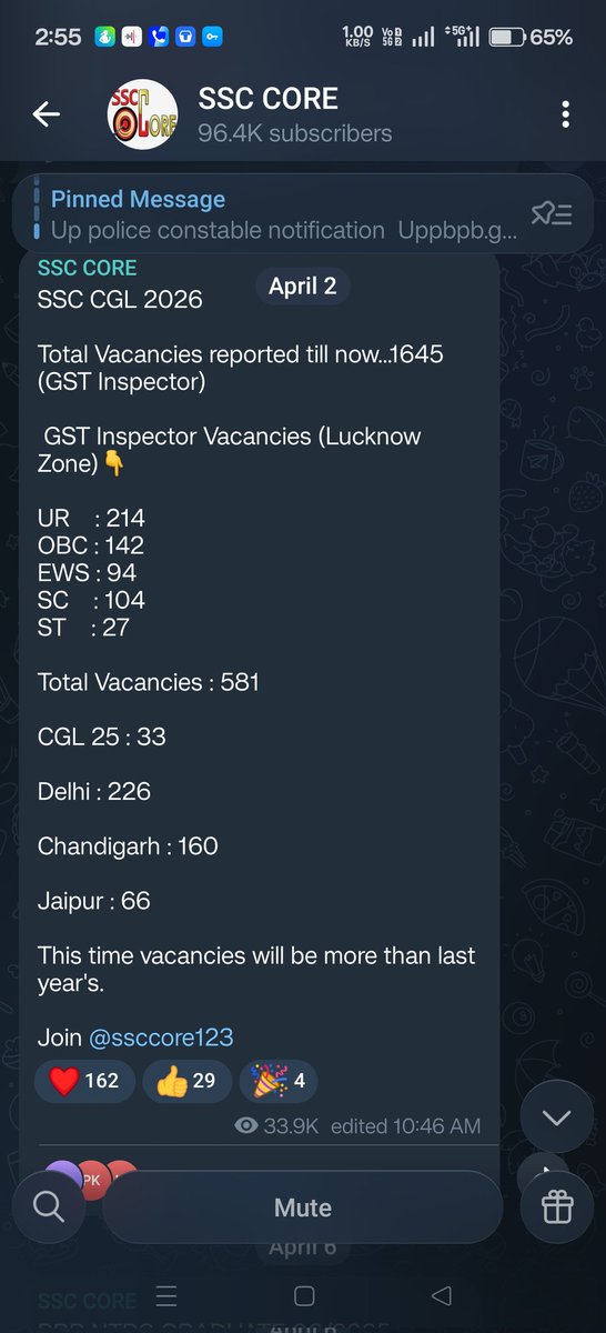 Prashantmeena01's tweet image. GST Inspector Vacancy in SSC CGL 2026. Work hard and grab your dream job.
#ssccgl2026 #dreamjob #gstinspector
