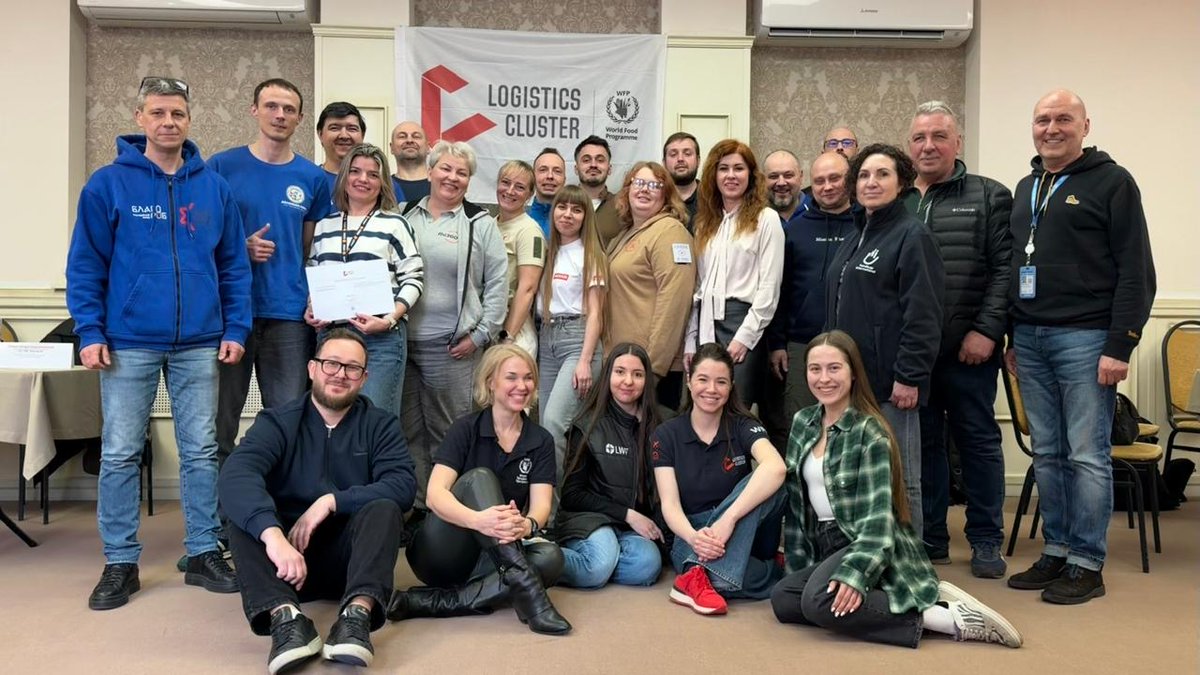 logcluster's tweet photo. 📍 Kharkiv, Ukraine

The Logistics Cluster concluded its first Logistics Induction training of 2026, bringing together 24 participants from 18 organizations for two days of learning on the cluster approach.

Thanks to all - stronger partnerships, better results.

🤝 @eu_echo https://t.co/AyrTrtrspv