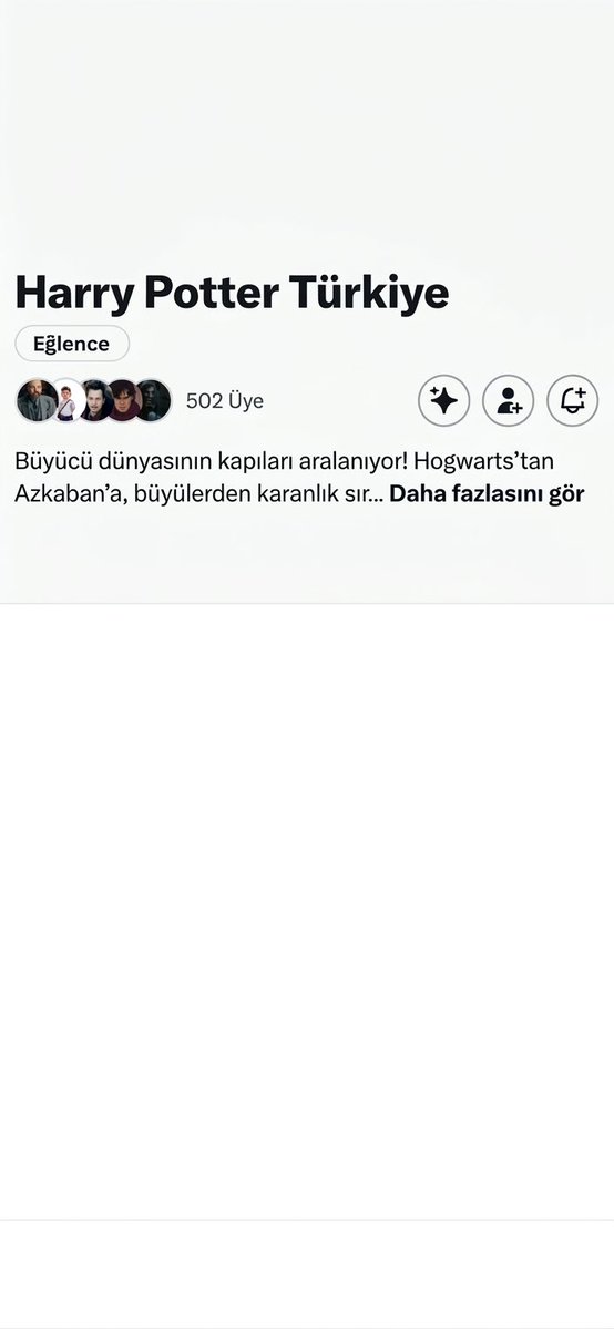 Büyücüler Dünyası tweet media