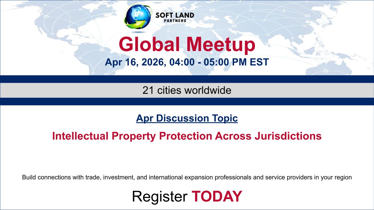 Registration is now open for the next #Global Meetup luma.com/1f6twy6m #internationaltrade #globaltrade