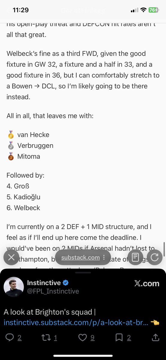 Linus4578's tweet photo. @Biggy101273 @MattiasElgstrom @FPL_Instinctive https://t.co/wet6eER5Ge