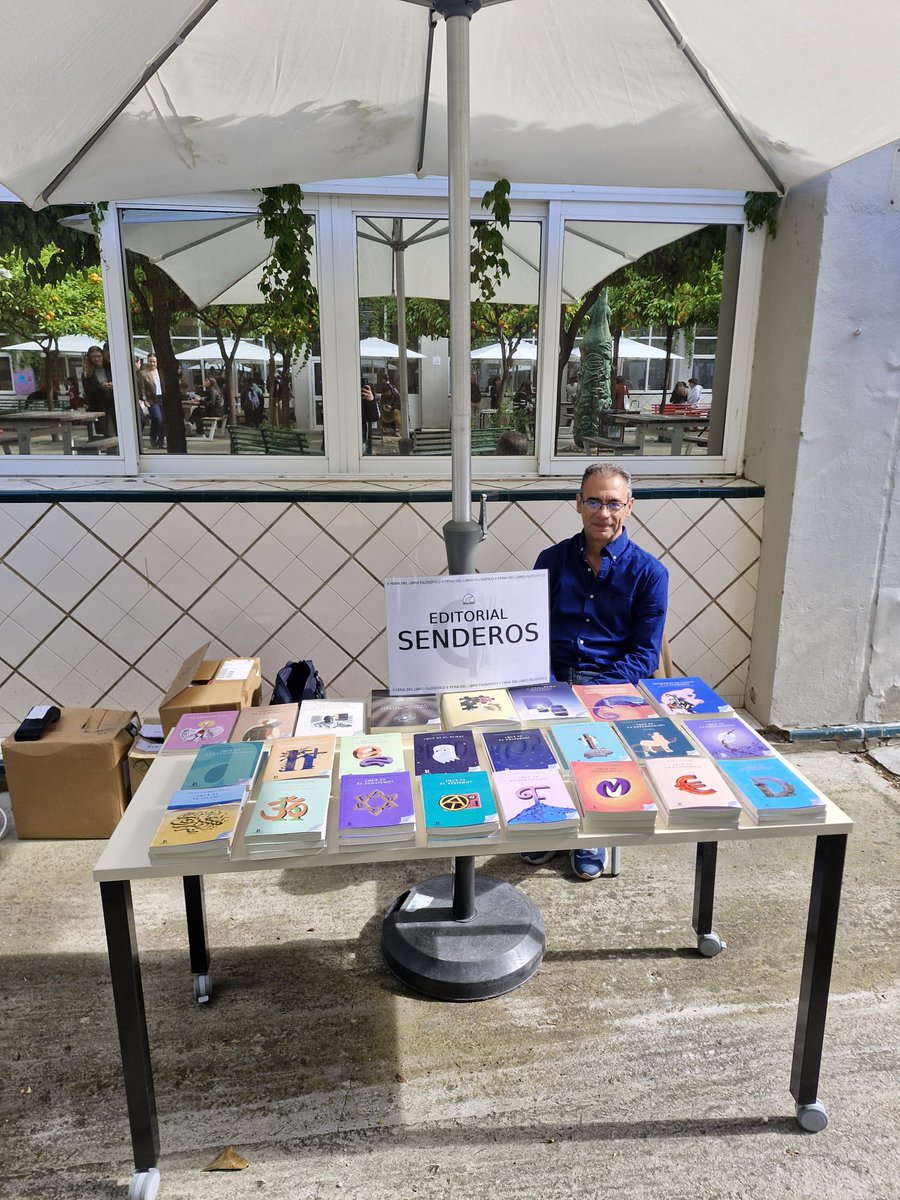 SenderosEd's tweet photo. 📚 Estamos en la II Feria del Libro Filosófico de la Facultad de Filosofía de Sevilla
📍 C/ Camilo José Cela s/n-41018, Sevilla.
📅 8 y 9 de abril
Pásate por nuestro stand y ven a conocernos. ¡Te esperamos!
#FeriaDelLibro#Filosofía#EditorialSenderos https://t.co/XXeaWEkPty