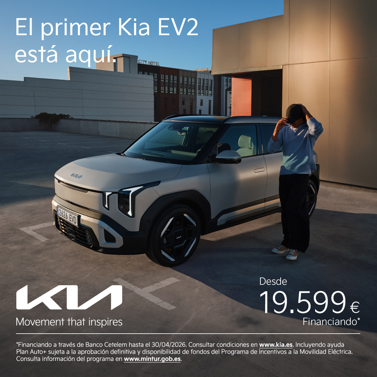 VALLOLIDMOTORSL's tweet image. ⚡🚗 Llega el nuevo Kia EV2

El SUV eléctrico que revoluciona la ciudad:
🔋 Eficiente
🌿 Sostenible
🎯 Diseñado para tu día a día
¿Listo para cambiar la forma de moverte?
#KiaEV2 #MovilidadEléctrica #Kia