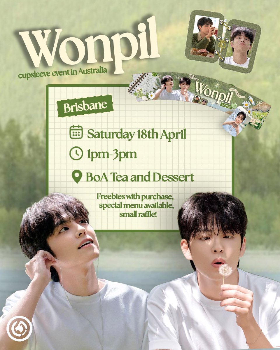 day6anz's tweet photo. Australian My Day! Come along to celebrate Wonpil’s birthday!

This post only outlines the details for the Brisbane event! Other confirmed cities will be updated in a new post 🤍

See more details in the thread 🐰

Link in bio if you’re interested in being a rep for your city! https://t.co/cbURDP0sX2