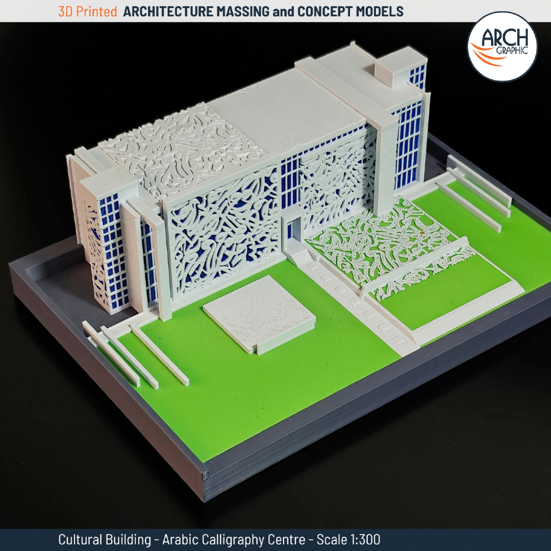 3d_archgraphic's tweet image. 🕌 Arabic Calligraphy Centre 🖋️
📐 Cultural Building | Scale 1:300
Where tradition meets design 🎨✨
A detailed 3D printed model celebrating Arabic identity and art 🏛️🧩🇦🇪
#3DPrinting #ArabicCalligraphy #Architecture #ScaleModel #UAEProjects