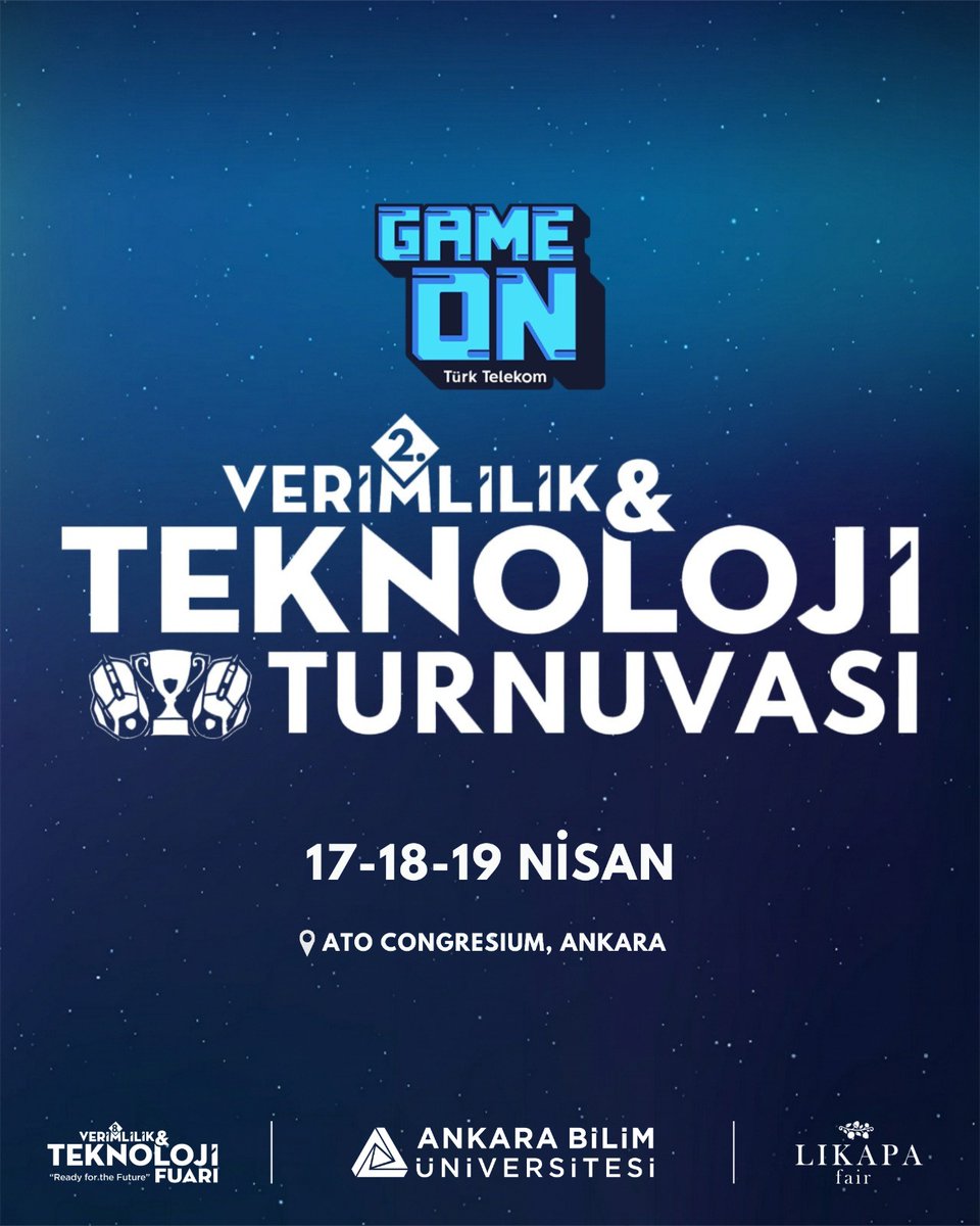 Verimlilik ve Teknoloji Turnuvası tweet media