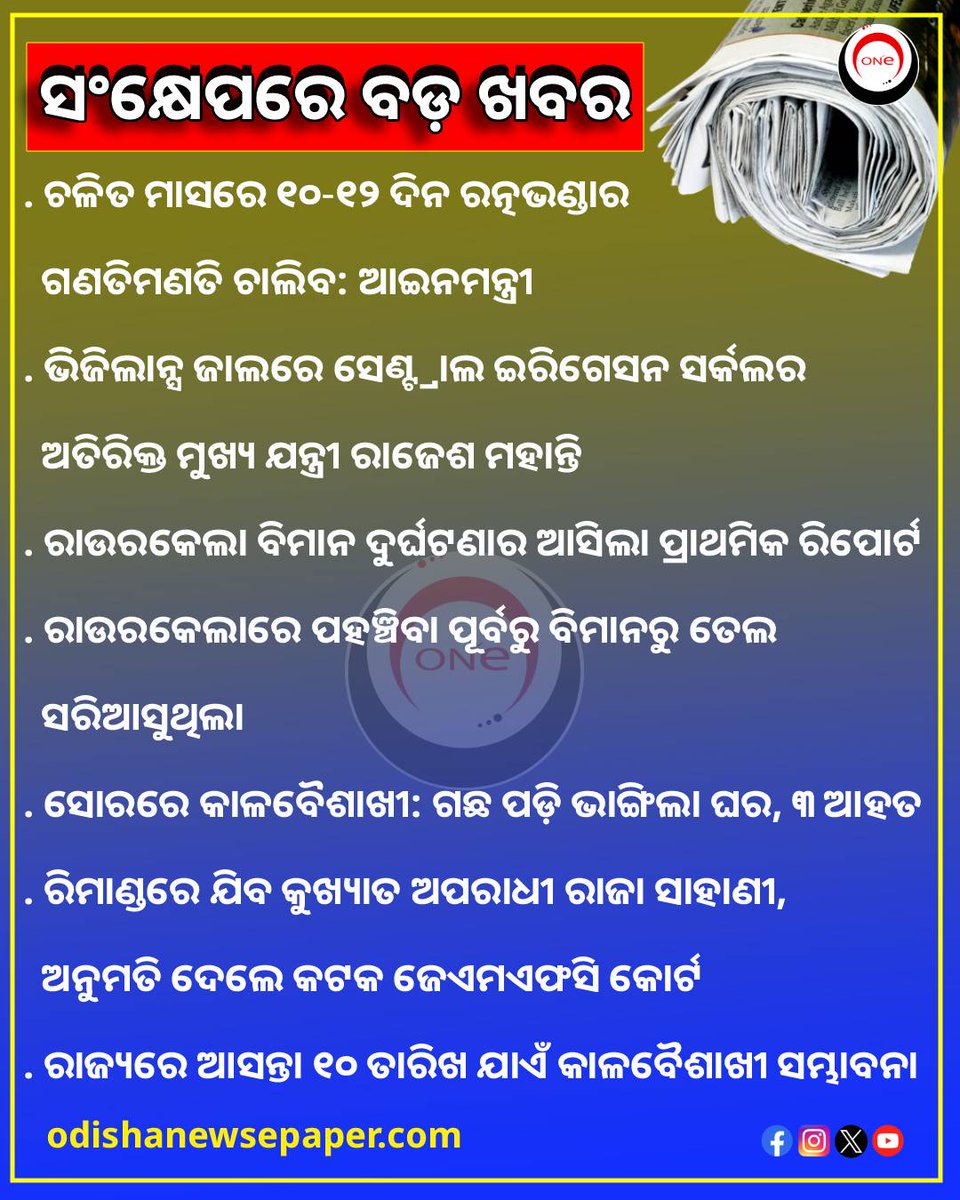 Odisha News e-Paper tweet media