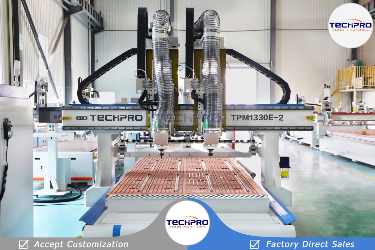 DanyTechpro's tweet photo. 1300*3000mm Double Head ATC CNC machine for sale
📷If you are also interested in the same machine, please contact me~
Email: export02@techprocnc.com
WhatsApp: 0086-13573183466
Website: https://t.co/Xe5z3oAHsP
#doubleATCSpindle #ATCCNC #Woodworking #USA #Woodcnc https://t.co/RGyKbVXmXG