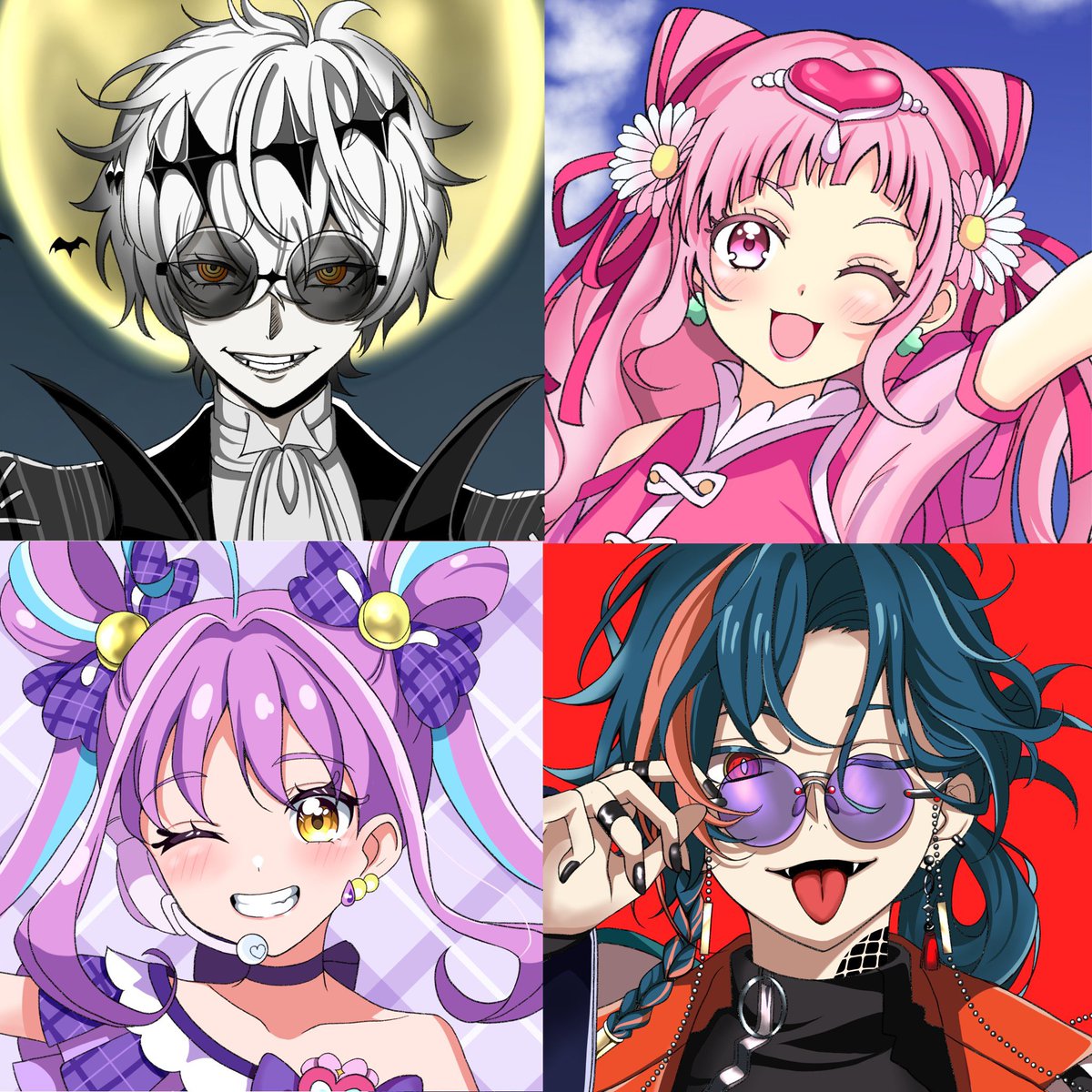 Fuga0326_'s tweet photo. 自分で描いたイラスト
どれもお顔が可愛いなと思いました☺️ https://t.co/O4gI79sRSj