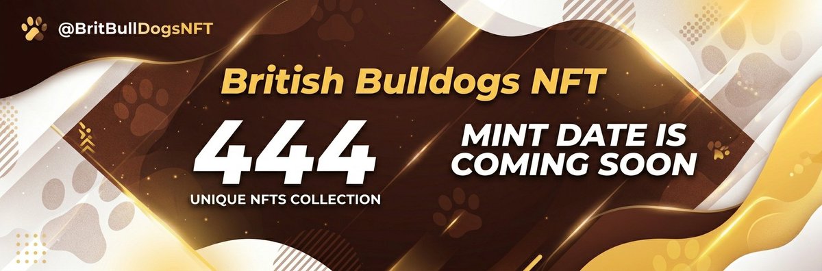 444 Bulldogs.🇬🇧

One date.

Coming very soon.👀

You saw it here first.🐾
