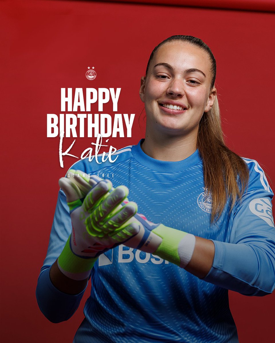 AberdeenWomen's tweet photo. Have a great day, Katie! 🥳 https://t.co/obEHcEbXrh