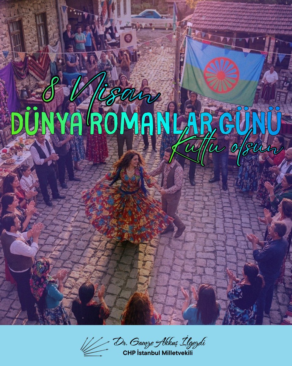 gamzeilgezdi's tweet image. Bir rüzgâr gibi özgür, bir şarkı gibi neşeli…
Roman kardeşlerimizin yaşamı, ayrımcılığın gölgesinden uzak, eşitliğin güneşiyle aydınlansın.

Dünya Romanlar Günü kutlu olsun.🌺

#DünyaRomanlarGünü #Roman