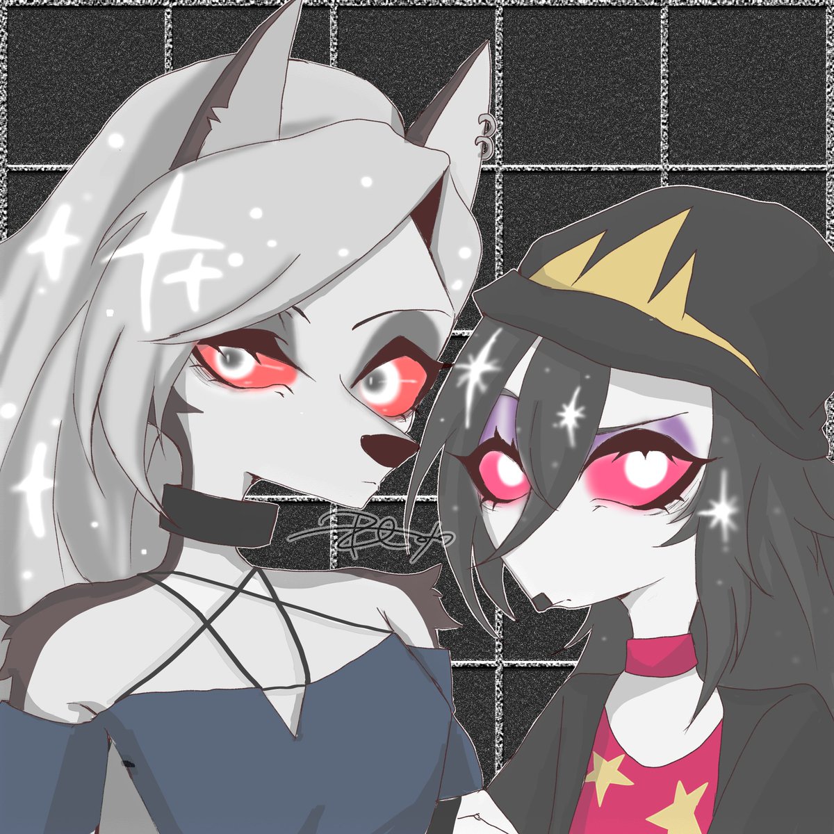 rlseazzz's tweet photo. #HelluvaBoss #Loona #Octavia https://t.co/UezCnYgufI