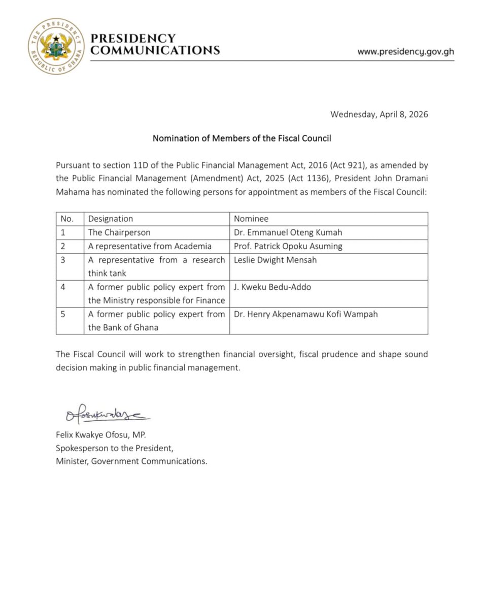 Felix Kwakye Ofosu tweet media