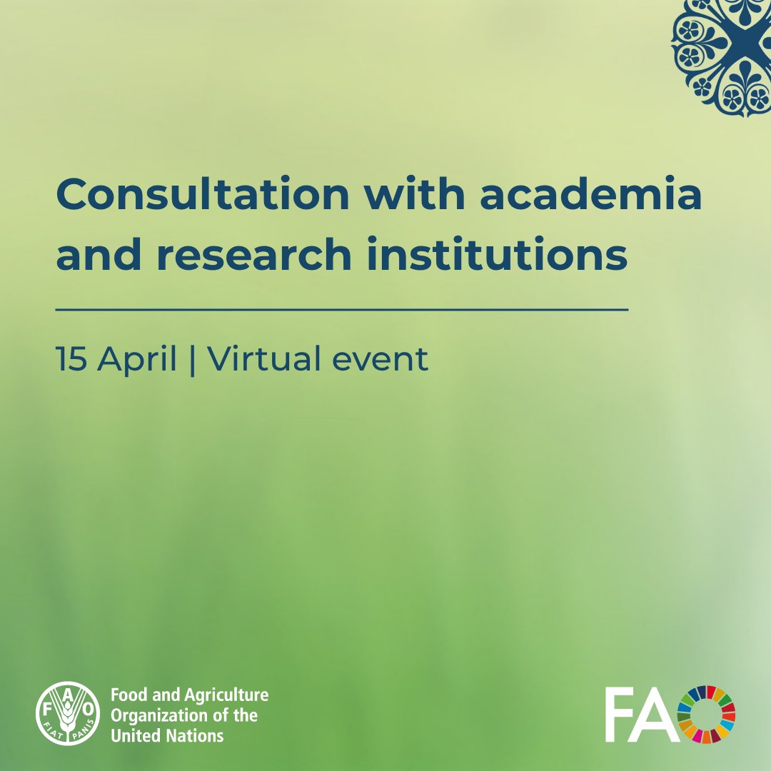 FAO Europe and Central Asia ADG tweet media