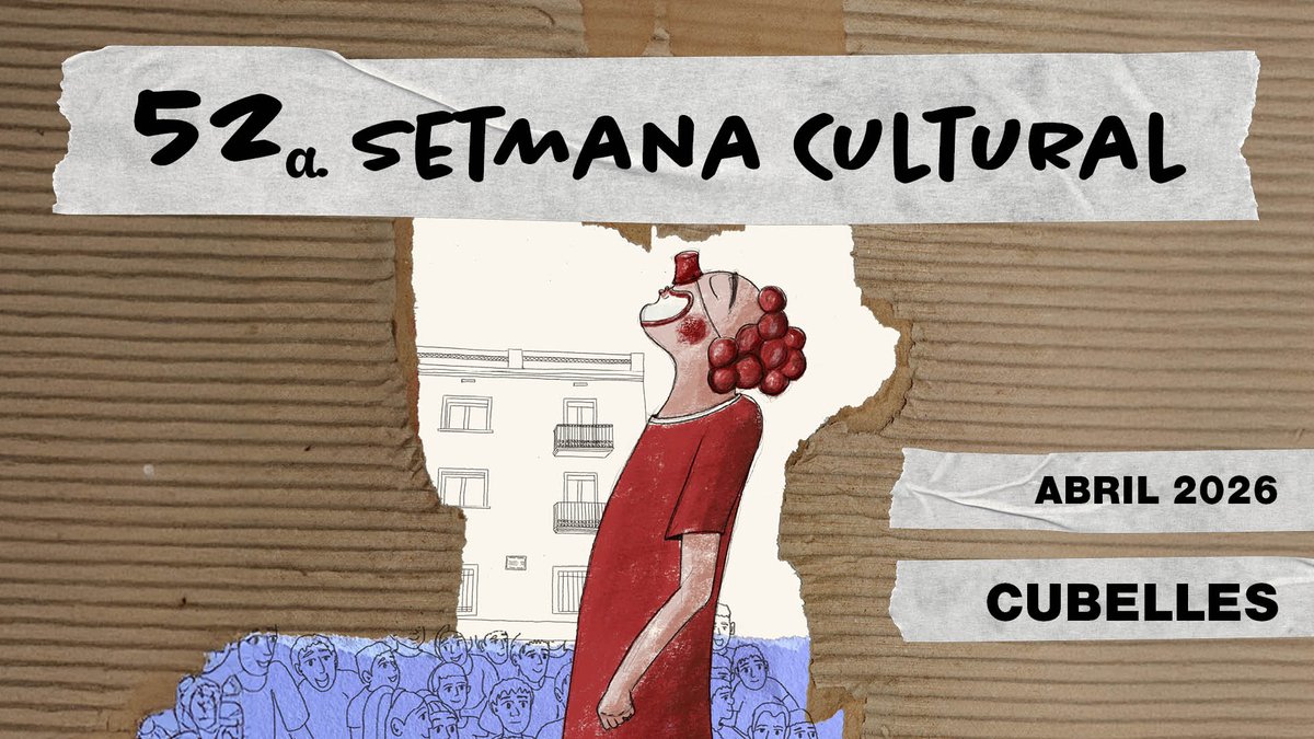 ajcubelles's tweet photo. 🎭 #Cubelles celebra la 52a #SetmanaCultural

 📅 Del 12 al 30 d’abril

📚 Sant Jordi, cultura popular, concursos, tallers i exposicions omplen el municipi amb activitats per a tots els públics

👉 Programa: https://t.co/DuAXekpyxC

#setmanaculturalcubelles  #santjordicubelles https://t.co/b2ca4WK1gK