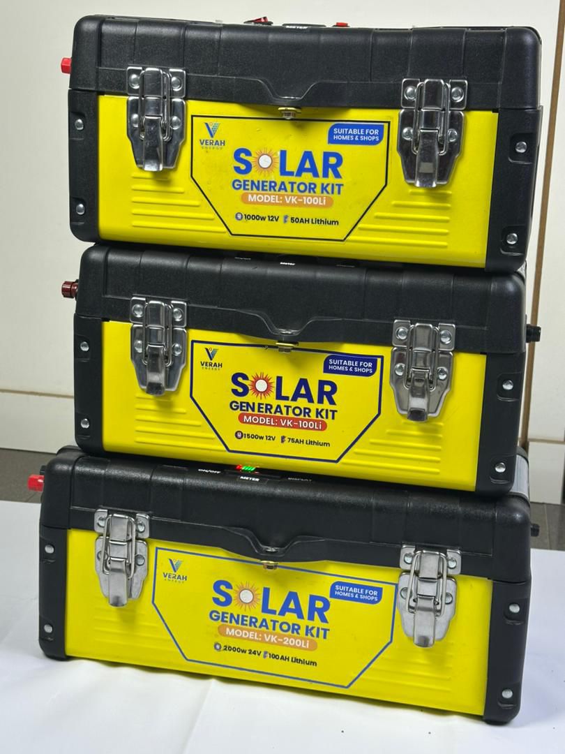 Clean energy is the future — and it starts with you
Imagine never worrying about fuel or generator noise again…

The Verah Solar Generator Kit delivers silent, efficient, and eco-friendly power straight from the sun Perfect for daily use or emergencies.

Save money. Protect the