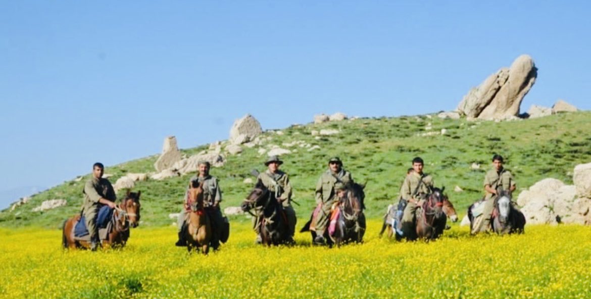 Özgür yaşamın tohumunu ekenlerden bir kare