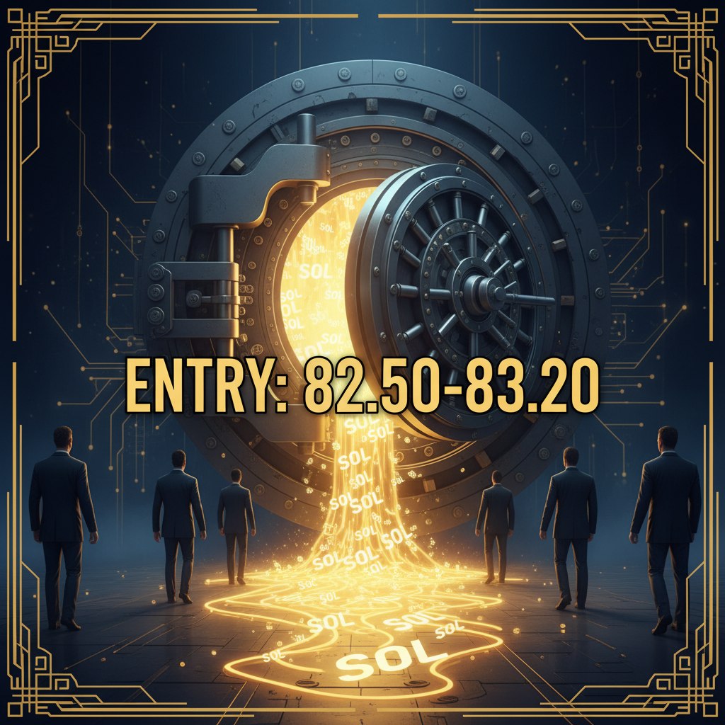 VelvetChainXX's tweet photo. $SOL HOLDING 82.50-83.20. SMART MONEY IS WATCHING.  
Strong push done. Now it consolidates. 
Don't chase. Let it come to you. 
Entry Zone: 82.50 – 83.20 SL: 80.80 | TP1: 85.50 | TP2: 87.00 | TP3: 89.00  
Zone holds, we bid. Reclaim 83.20 and it runs. 📷 #SOL #Solana #Crypto https://t.co/T2BanSOkIR